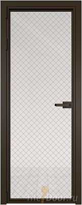 Дверь Profil Doors 1AX стекло Ромб черный цвет профиля Деорэ Дверь Profil Doors 1AX стекло Ромб черный цвет профиля Деорэ