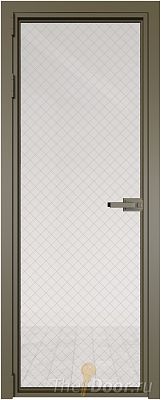 Дверь Profil Doors 1AX стекло Ромб серебро цвет профиля Шампань