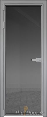 Дверь Profil Doors 1AX стекло Тонированное цвет профиля Серебро