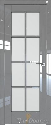 Дверь Profil Doors 101L цвет Грей Люкс стекло Матовое