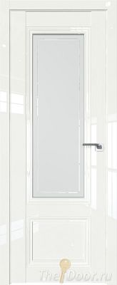 Дверь Profil Doors 2.103L цвет ДаркВайт Люкс стекло Гравировка 4