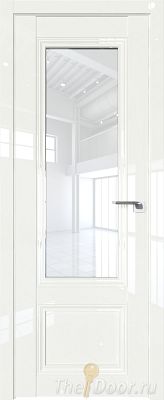 Дверь Profil Doors 2.103L цвет ДаркВайт Люкс стекло Прозрачное