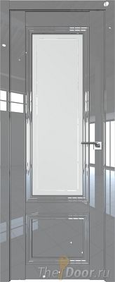 Дверь Profil Doors 2.103L цвет Грей Люкс стекло Гравировка 4