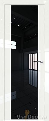 Дверь Profil Doors 8L цвет ДаркВайт Люкс стекло Черный Триплекс