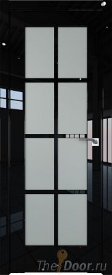 Дверь Profil Doors 101L цвет Черный люкс стекло Матовое