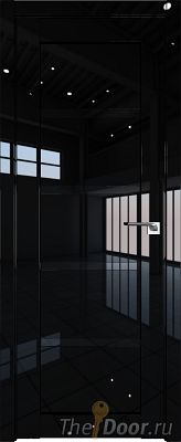 Дверь Profil Doors 2.09L цвет Черный люкс стекло Черный Триплекс