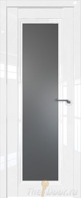Дверь Profil Doors 2.101L цвет Белый люкс стекло Графит