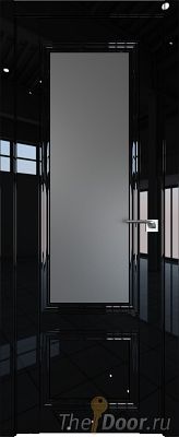 Дверь Profil Doors 2.103L цвет Черный люкс стекло Графит