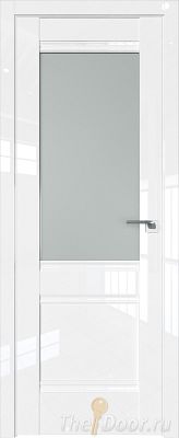 Дверь Profil Doors 2L цвет Белый люкс стекло Матовое