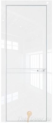 Дверь Profil Doors 11LA цвет Белый люкс цвет профиля Серебро