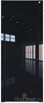 Дверь Profil Doors 14LE цвет Черный люкс кромка Черный матовый RAL9005