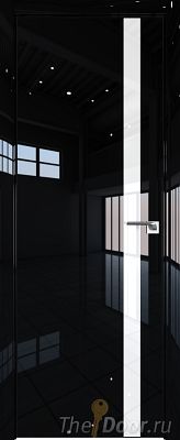 Дверь Profil Doors 6LK цвет Черный люкс кромка BLACK EDITION с 4-х сторон стекло Lacobel лак Классик