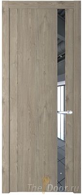 Дверь Profil Doors 1.2N цвет Каштан Темный стекло Зеркало
