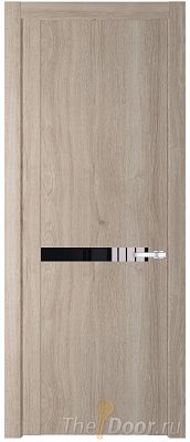 Дверь Profil Doors 1.4N цвет Дуб Сонома стекло Черный Лак Дверь Profil Doors 1.4N цвет Дуб Сонома стекло Черный Лак