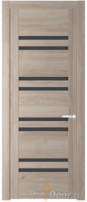 Дверь Profil Doors 1.6N цвет Дуб Сонома стекло Графит Дверь Profil Doors 1.6N цвет Дуб Сонома стекло Графит