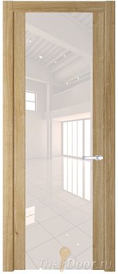 Дверь Profil Doors 1.7N цвет Дуб Карамель стекло Перламутровый Лак