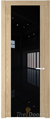 Дверь Profil Doors 1.7N цвет Каштан Натуральный стекло Черный Лак Дверь Profil Doors 1.7N цвет Каштан Натуральный стекло Черный Лак