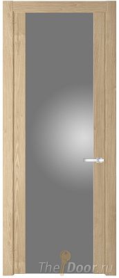 Дверь Profil Doors 1.7N цвет Каштан Натуральный стекло Серебрянный Лак