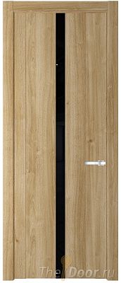 Дверь Profil Doors 1.8N цвет Дуб Карамель стекло Черный Лак