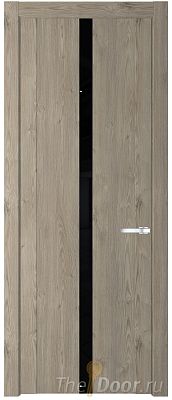 Дверь Profil Doors 1.8N цвет Каштан Темный стекло Черный Лак