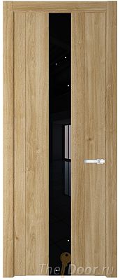 Дверь Profil Doors 1.9N цвет Дуб Карамель стекло Черный Лак