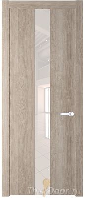 Дверь Profil Doors 1.9N цвет Дуб Сонома стекло Перламутровый Лак