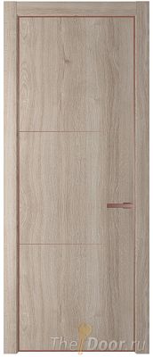 Дверь Profil Doors 13NA цвет Дуб Сонома цвет профиля Бронза Дверь Profil Doors 13NA цвет Дуб Сонома цвет профиля Бронза
