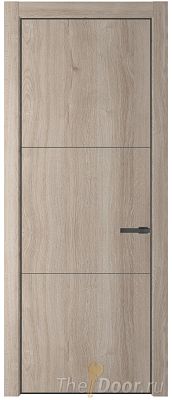 Дверь Profil Doors 13NA цвет Дуб Сонома цвет профиля Серая ночь