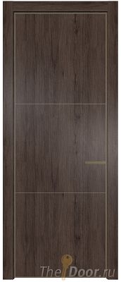 Дверь Profil Doors 13NA цвет Дуб Тобакко цвет профиля Шампань Дверь Profil Doors 13NA цвет Дуб Тобакко цвет профиля Шампань
