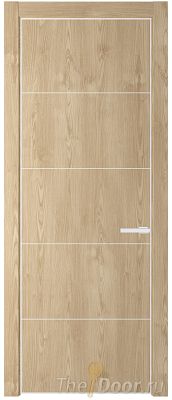 Дверь Profil Doors 15NA цвет Каштан Натуральный цвет профиля Белый матовый RAL9003