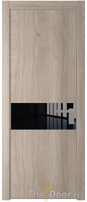 Дверь Profil Doors 17NA цвет Дуб Сонома стекло Lacobel Черный лак цвет профиля Серебро Дверь Profil Doors 17NA цвет Дуб Сонома стекло Lacobel Черный лак цвет профиля Серебро