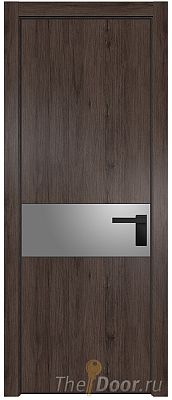 Дверь Profil Doors 17NA цвет Дуб Тобакко стекло Lacobel Серебро Матлак цвет профиля Черный матовый RAL9005 Дверь Profil Doors 17NA цвет Дуб Тобакко стекло Lacobel Серебро Матлак цвет профиля Черный матовый RAL9005