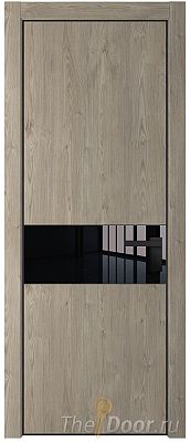 Дверь Profil Doors 17NA цвет Каштан Темный стекло Lacobel Черный лак цвет профиля Черный матовый RAL9005 Дверь Profil Doors 17NA цвет Каштан Темный стекло Lacobel Черный лак цвет профиля Черный матовый RAL9005