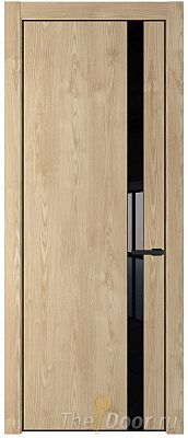Дверь Profil Doors 18NA цвет Каштан Натуральный стекло Lacobel Черный лак цвет профиля Черный матовый RAL9005 Дверь Profil Doors 18NA цвет Каштан Натуральный стекло Lacobel Черный лак цвет профиля Черный матовый RAL9005