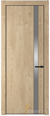 Дверь Profil Doors 18NA цвет Каштан Натуральный стекло Lacobel Серебро Матлак цвет профиля Черный матовый RAL9005 Дверь Profil Doors 18NA цвет Каштан Натуральный стекло Lacobel Серебро Матлак цвет профиля Черный матовый RAL9005