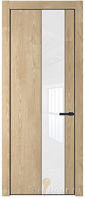 Дверь Profil Doors 19NA цвет Каштан Натуральный стекло Lacobel лак Классик цвет профиля Черный матовый RAL9005 Дверь Profil Doors 19NA цвет Каштан Натуральный стекло Lacobel лак Классик цвет профиля Черный матовый RAL9005