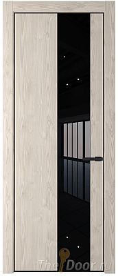 Дверь Profil Doors 19NA цвет Каштан Светлый стекло Lacobel Черный лак цвет профиля Черный матовый RAL9005 Дверь Profil Doors 19NA цвет Каштан Светлый стекло Lacobel Черный лак цвет профиля Черный матовый RAL9005