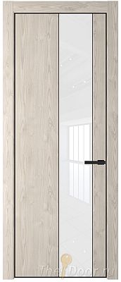 Дверь Profil Doors 19NA цвет Каштан Светлый стекло Lacobel лак Классик цвет профиля Черный матовый RAL9005 Дверь Profil Doors 19NA цвет Каштан Светлый стекло Lacobel лак Классик цвет профиля Черный матовый RAL9005