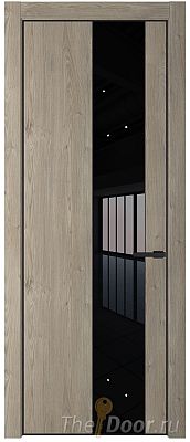 Дверь Profil Doors 19NA цвет Каштан Темный стекло Lacobel Черный лак цвет профиля Черный матовый RAL9005 Дверь Profil Doors 19NA цвет Каштан Темный стекло Lacobel Черный лак цвет профиля Черный матовый RAL9005