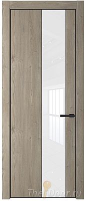 Дверь Profil Doors 19NA цвет Каштан Темный стекло Lacobel лак Классик цвет профиля Черный матовый RAL9005 Дверь Profil Doors 19NA цвет Каштан Темный стекло Lacobel лак Классик цвет профиля Черный матовый RAL9005