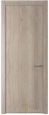 Дверь Profil Doors 1NA цвет Дуб Сонома цвет профиля Смоки Дверь Profil Doors 1NA цвет Дуб Сонома цвет профиля Смоки