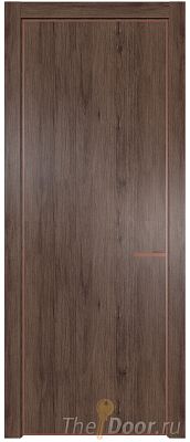 Дверь Profil Doors 1NA цвет Дуб Тобакко цвет профиля Бронза Дверь Profil Doors 1NA цвет Дуб Тобакко цвет профиля Бронза