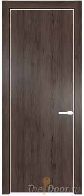 Дверь Profil Doors 1NA цвет Дуб Тобакко цвет профиля Вайт Дверь Profil Doors 1NA цвет Дуб Тобакко цвет профиля Вайт