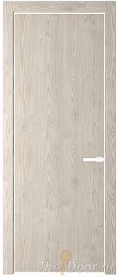 Дверь Profil Doors 1NA цвет Каштан Светлый цвет профиля Вайт Дверь Profil Doors 1NA цвет Каштан Светлый цвет профиля Вайт