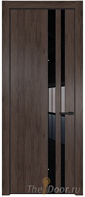 Дверь Profil Doors 20NA цвет Дуб Тобакко стекло Lacobel Черный лак цвет профиля Черный матовый RAL9005 Дверь Profil Doors 20NA цвет Дуб Тобакко стекло Lacobel Черный лак цвет профиля Черный матовый RAL9005