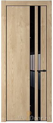 Дверь Profil Doors 20NA цвет Каштан Натуральный стекло Lacobel Черный лак цвет профиля Черный матовый RAL9005 Дверь Profil Doors 20NA цвет Каштан Натуральный стекло Lacobel Черный лак цвет профиля Черный матовый RAL9005