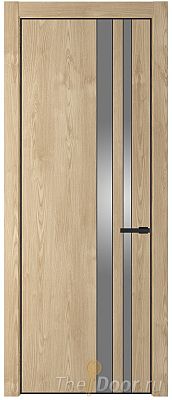 Дверь Profil Doors 20NA цвет Каштан Натуральный стекло Lacobel Серебро Матлак цвет профиля Черный матовый RAL9005 Дверь Profil Doors 20NA цвет Каштан Натуральный стекло Lacobel Серебро Матлак цвет профиля Черный матовый RAL9005
