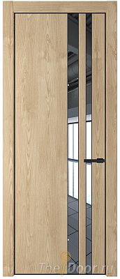 Дверь Profil Doors 20NA цвет Каштан Натуральный стекло Зеркало цвет профиля Черный матовый RAL9005 Дверь Profil Doors 20NA цвет Каштан Натуральный стекло Зеркало цвет профиля Черный матовый RAL9005