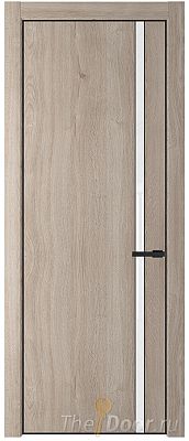 Дверь Profil Doors 21NA цвет Дуб Сонома стекло Lacobel лак Классик цвет профиля Черный матовый RAL9005 Дверь Profil Doors 21NA цвет Дуб Сонома стекло Lacobel лак Классик цвет профиля Черный матовый RAL9005
