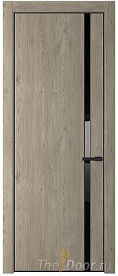 Дверь Profil Doors 21NA цвет Каштан Темный стекло Lacobel Черный лак цвет профиля Черный матовый RAL9005 Дверь Profil Doors 21NA цвет Каштан Темный стекло Lacobel Черный лак цвет профиля Черный матовый RAL9005